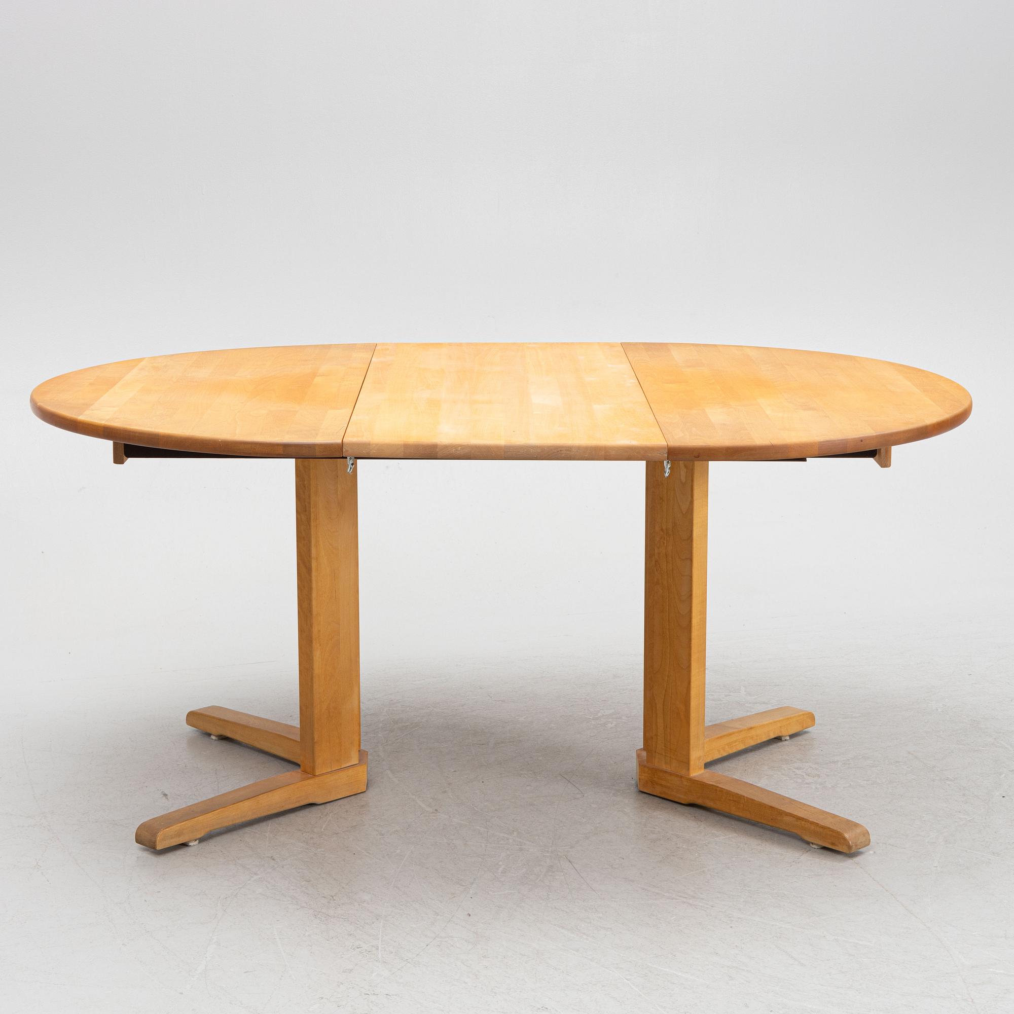 Yngve Ekström, a 'Björka' dining table, Stolab, late 20th century.