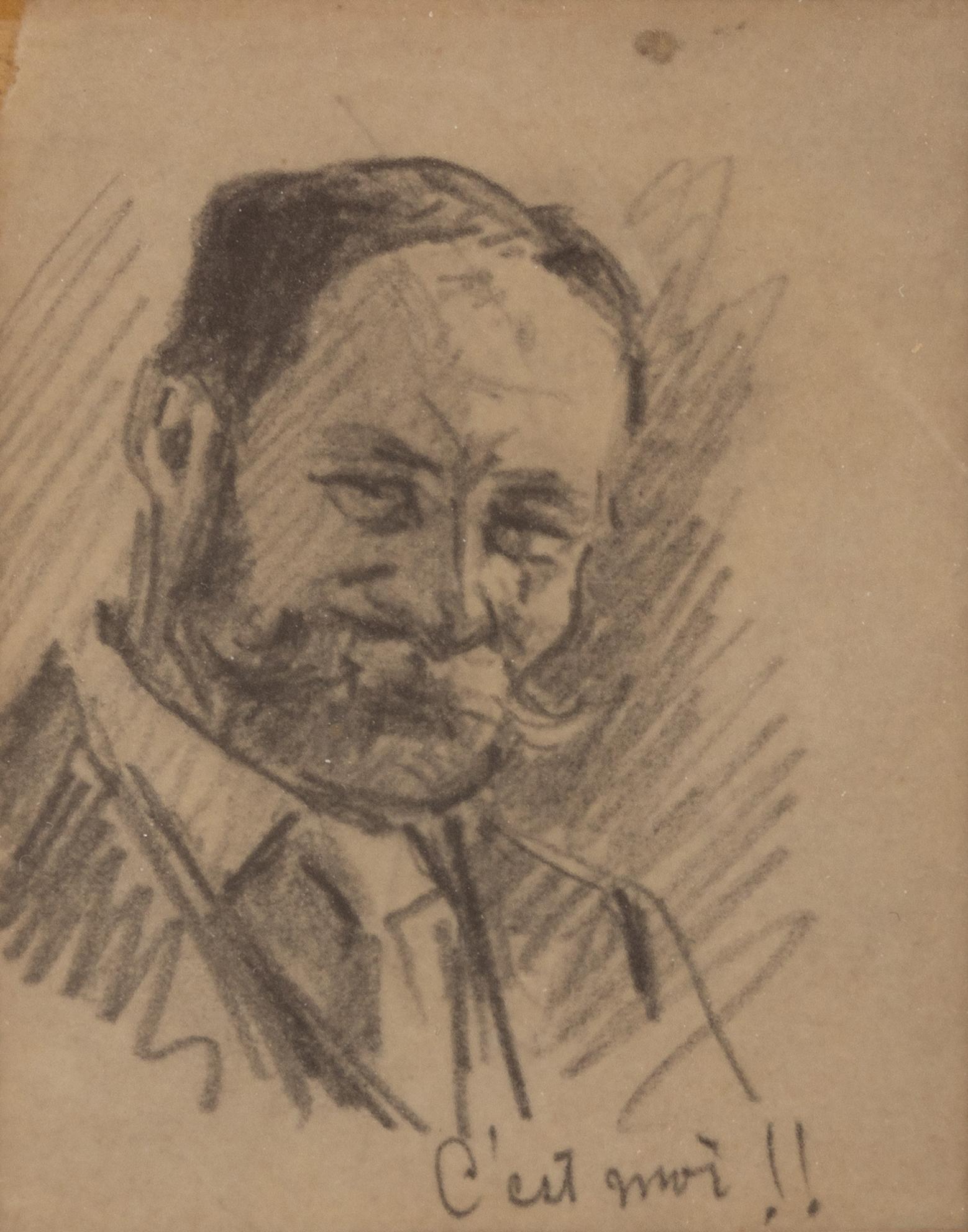 Nils Kreuger, teckning.