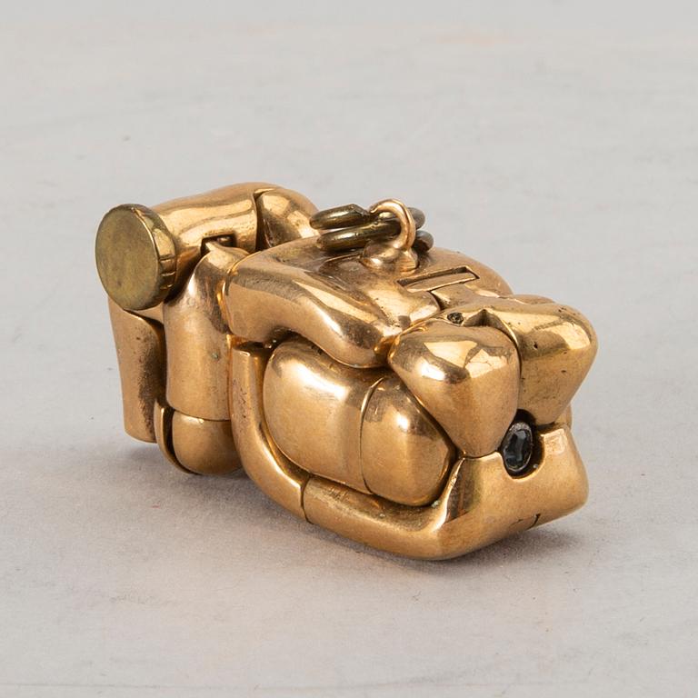 MIGUEL ORTIZ BERROCAL, a bronze pendant/sculpture.