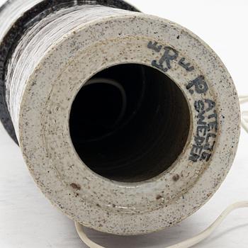 Inger Persson, a stoneware floor lamp, Rörstrand Ateljé.