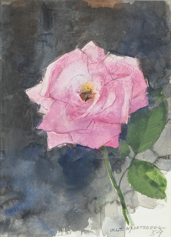 Olle Hjortzberg, Pink Rose.