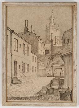 GRETA KNUTSSON TZARA, blyerts 3 st. Monogramsignerade.