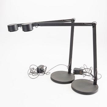 Dirk Winkel for Wästberg, table lamps, a pair, "w127b2", contemporary production.