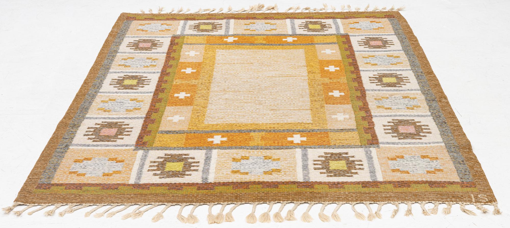 Ingegerd Silow, rug, flat weave, approx. 234 x 168 cm.