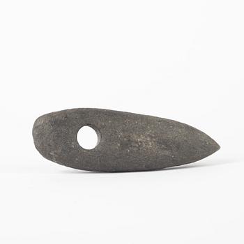 A neolithic stone axe.