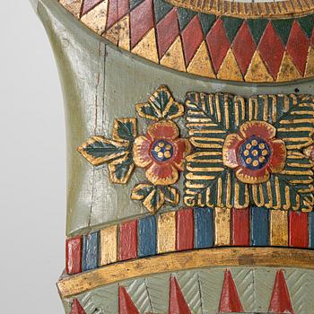 Golvur, allmoge, så kallad Ångermanlands brud, 1800-talets första hälft.