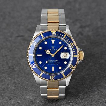 1019. Rolex, Submariner, "Bluesy", ca 1995.