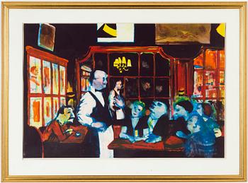 Peter Dahl, a litograph in colors, signed 234/375.