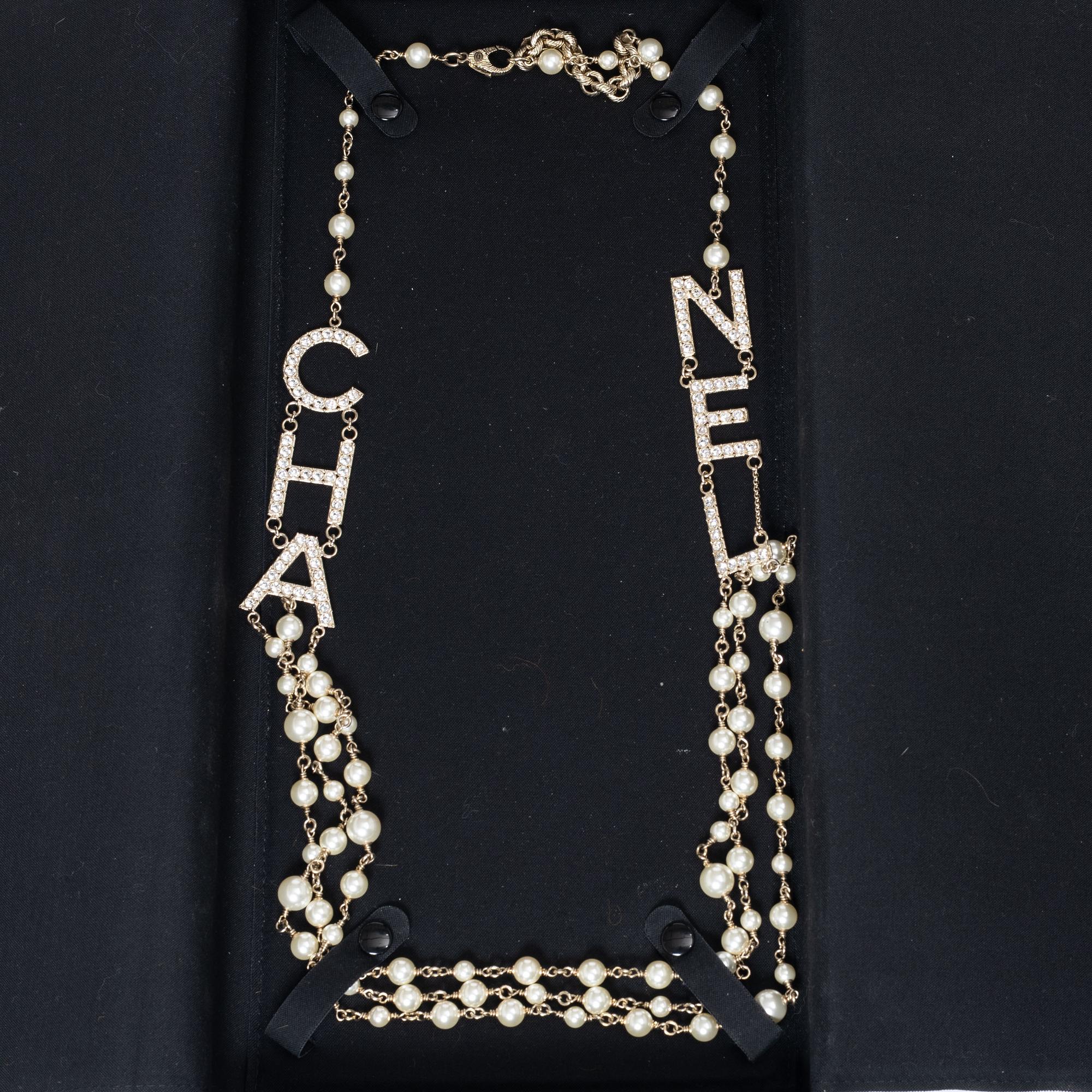 Chanel, necklace, "The Letters Necklace".