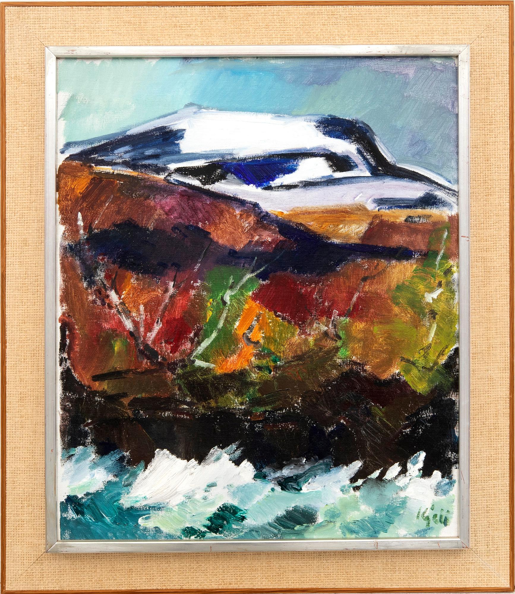 Kjell Leander-Engström, oil on canvas signed.