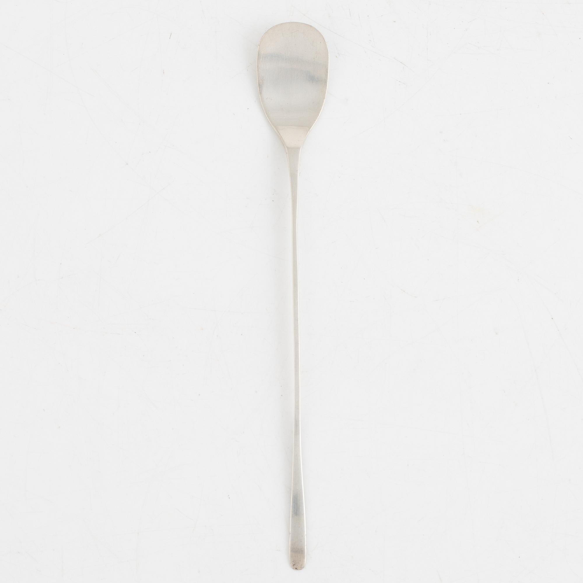 A Swedish sterling silver spoon, mark of Rey Urban, Stockholm 1955.