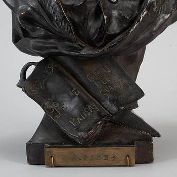 ÉMILE LOUIS PICAULT, sculpture, bronze, signed.