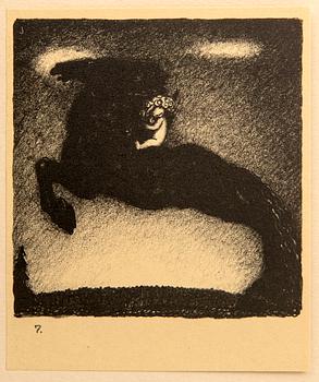 John Bauer, "Troll" 10 litografier i bok.