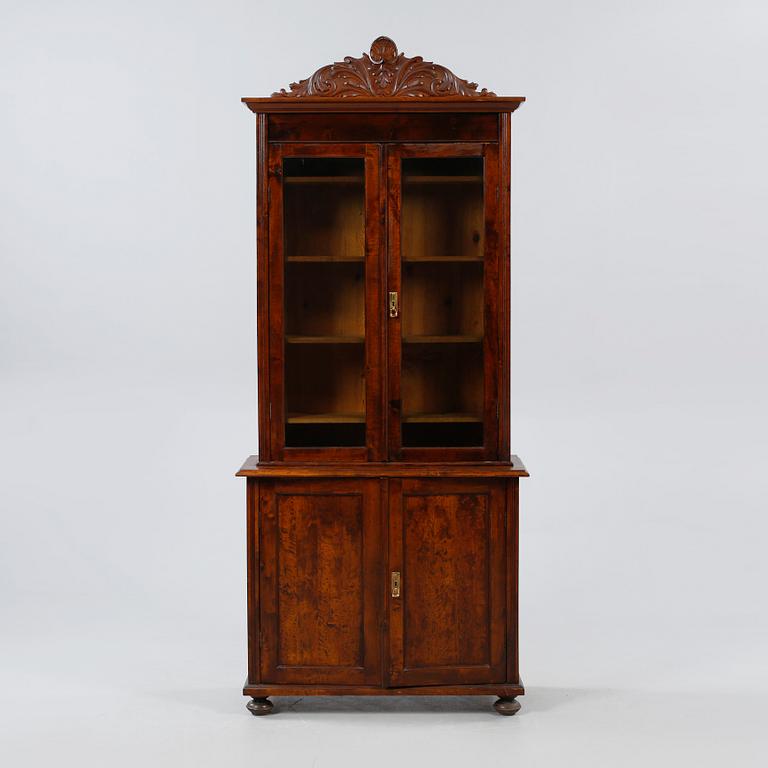 BOKSKÅP, sent 1800-tal.