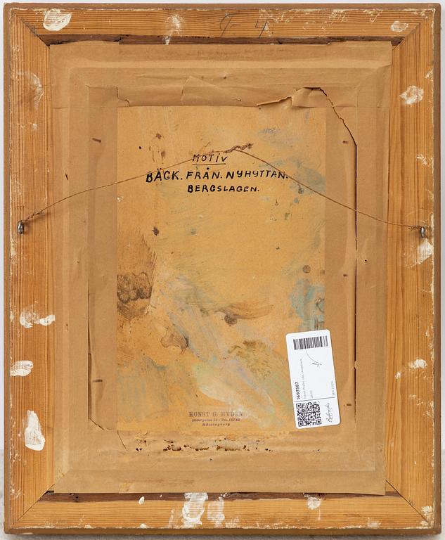 David Wallin, "Bäck, motif from Nyhyttan, Bergslagen".