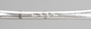 SKEDAR, silver, bla C G Hallberg, Stockholm, tidigt 1900-tal. Vikt 1162 gram.