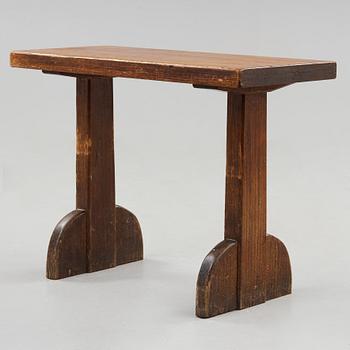 Axel Einar Hjorth, a stained and lacquered 'Sandhamn' pine table, Nordiska Kompaniet, Sweden post 1931.