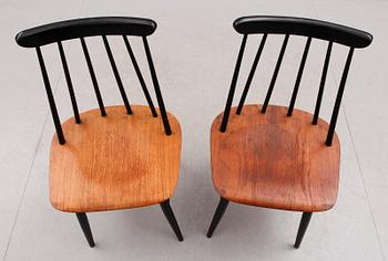 STOLAR, 1 par, "Fanett", Ilmari Tapiovaara, Edsbyverken, 1900-talets mitt.