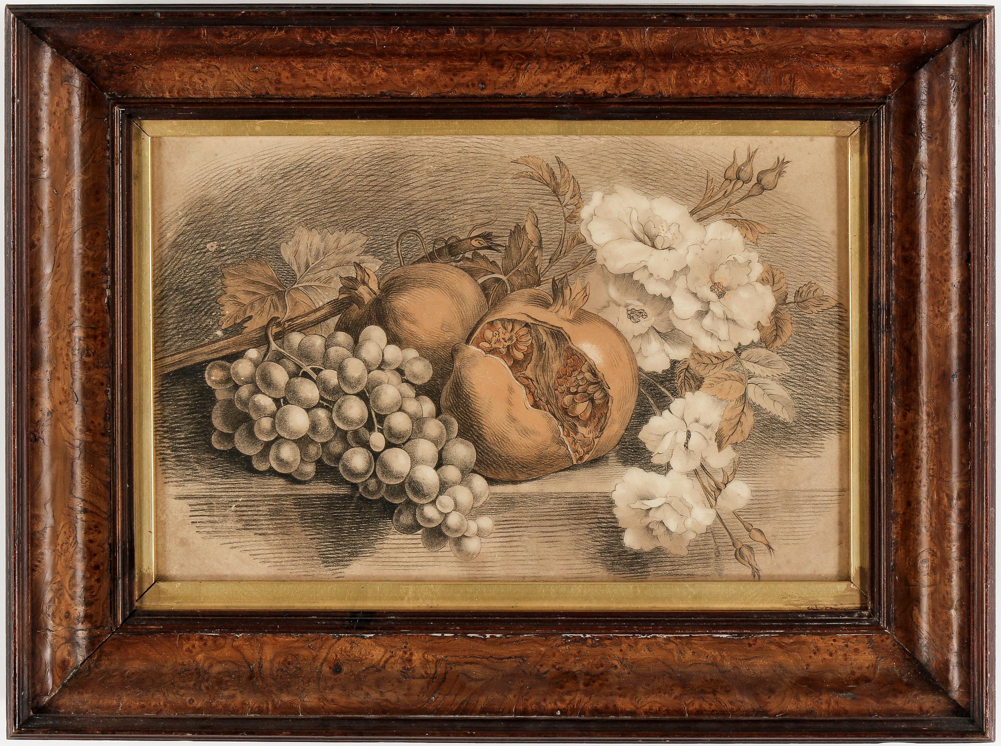 OKÄND KONSTNÄR, 2 st, akvarell och blyerts. England, 1800-tal.