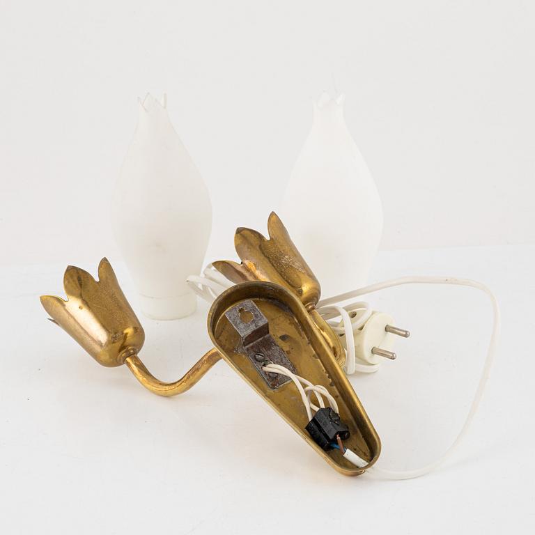 A 'Tulip', wall lamp, Fog & Mørup, mid 20th Century.