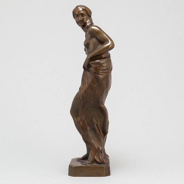 KARL SCHMITZ, sculpture, bronze, signed Karl Schmitz, Wien, circa 1900.