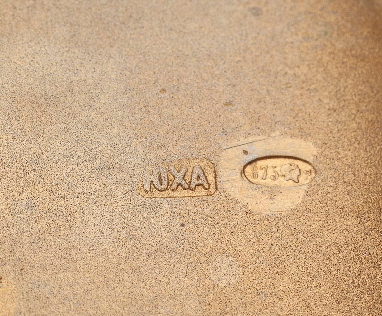 CIGARETTETUI, silver, Sovjet, 1900-talets första hälft. Vikt 194 g.