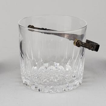 JOHAN ROHDE, ishink, sterlingsilver och kristallglas, "Konge/Acorn", Georg Jensen, Danmark.