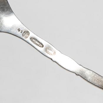 Georg Jensen, a 830/1000 silver serving spoon, Copenhagen, Denmark 1919-1927.