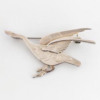 Sterling silver Wiwen Nilsson brooch.