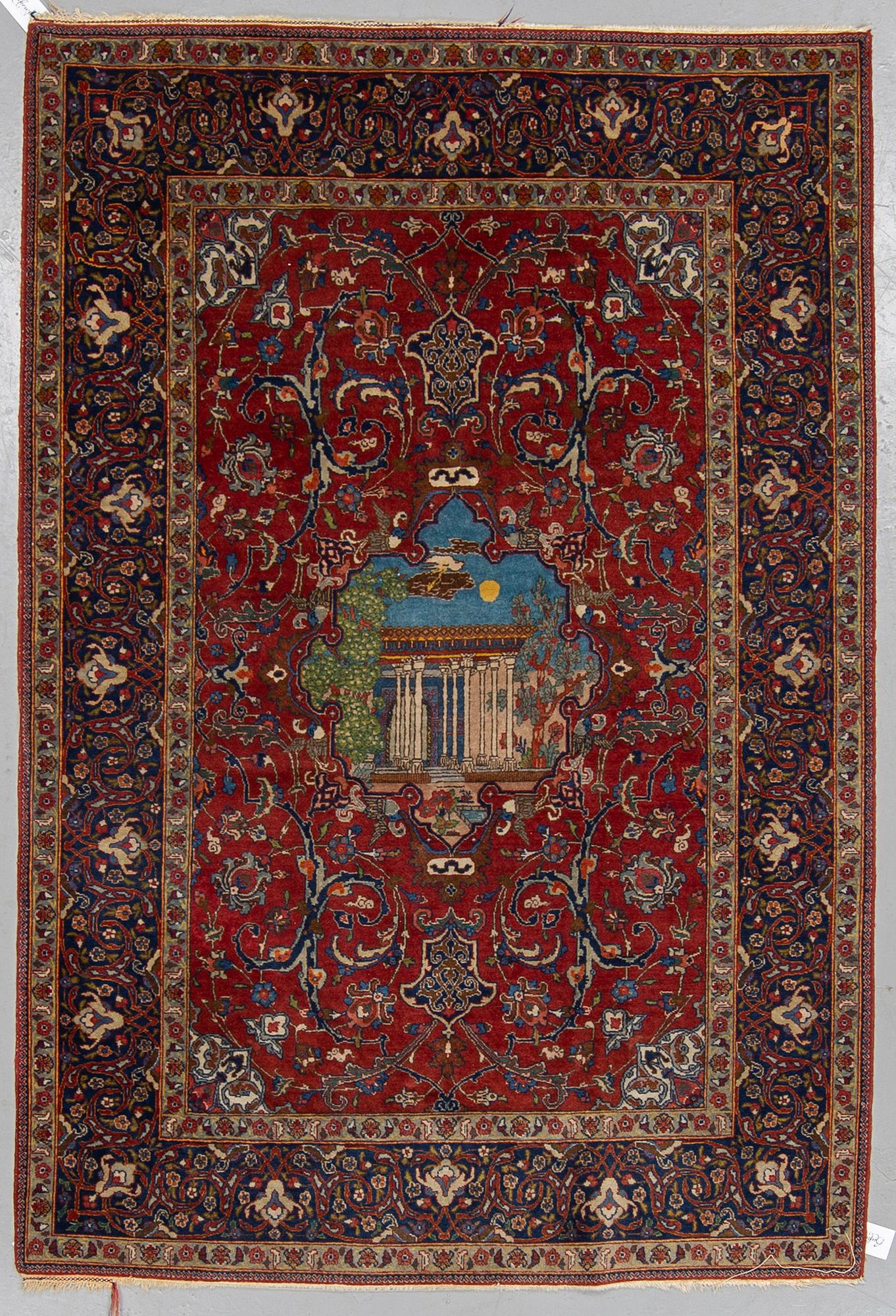 An Tabriz rug, probably ca 204 x 141 cm.