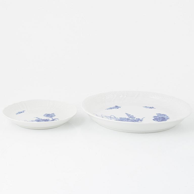 A 36-piece 'Blå blomst' porcelain service, Royal Copenhagen, Denmark.