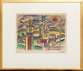 FERNAND LÉGER, after lithograph in colours stamped signature and numbered 266/300.