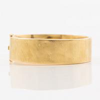 Bracelet, 18K gold, satin finish, Italy.