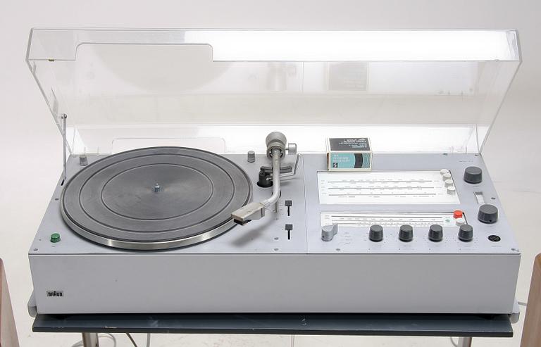 GRAMMOFON, Audio 310, Braun. Design Dieter Rams. 1970-tal.