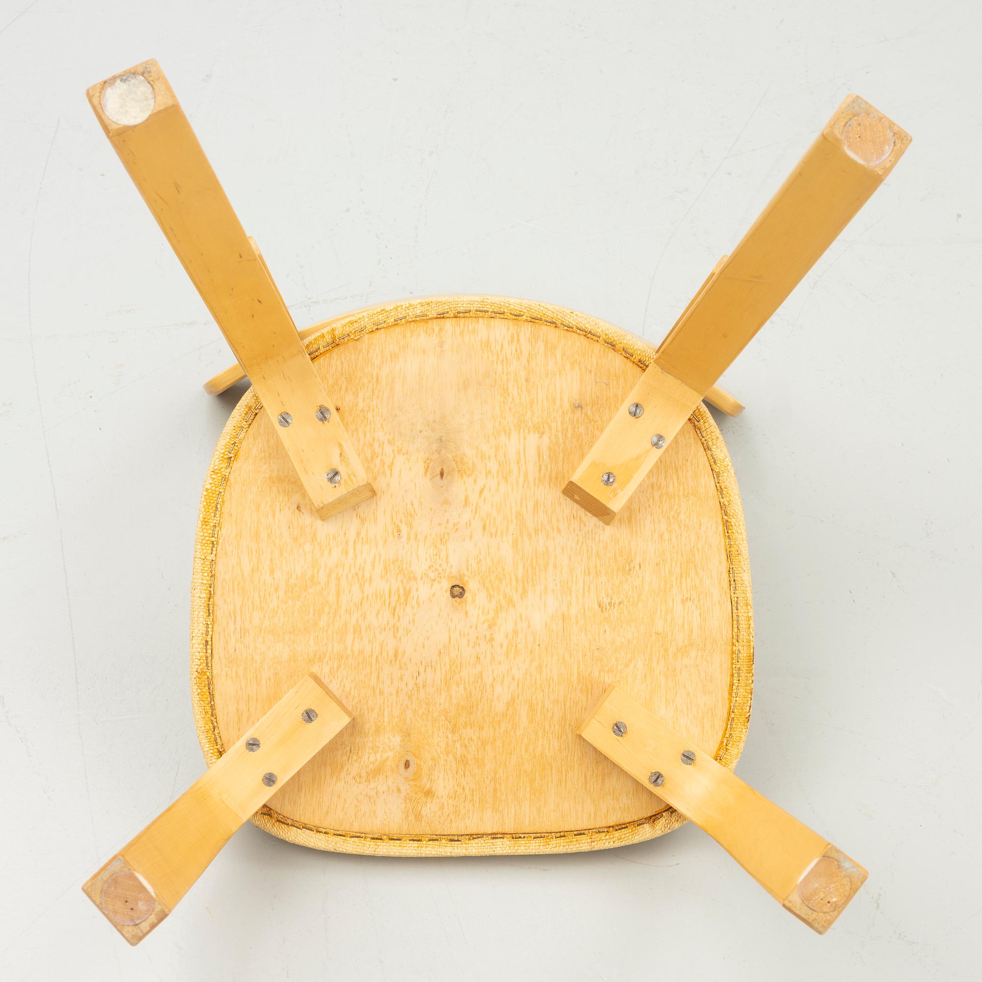 Alvar Aalto, chairs, 4 pcs, model 69, Artek, Finland, second half of the 20th century.