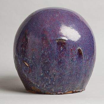 ULLA & GUSTAV KRAITZ, a stoneware "Sphere" sculpture, Förslöv 1983.