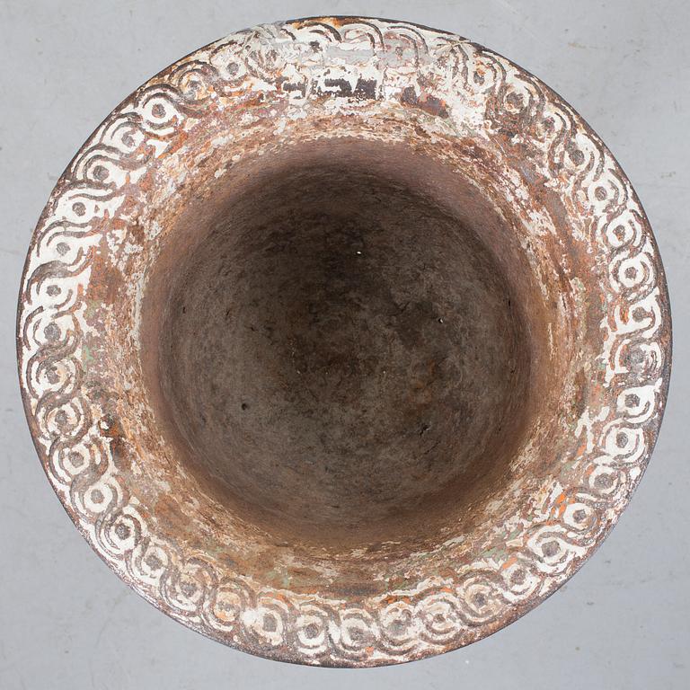 TRÄDGÅRDSURNA, gjutjärn, 1800/1900-tal.