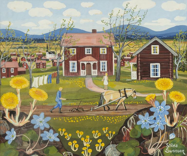 Stina Sunesson, "Vårbruk".