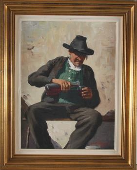 GODOY, ANTHONY. Olja på duk, sign o dat 1959.