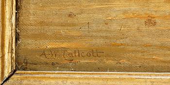 AUGUSTUS WALL CALLCOTT, tillskriven, olja på duk, sign.