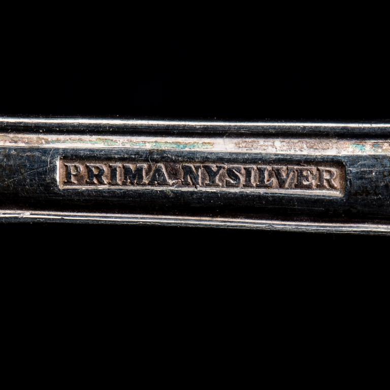 FISKBESTICK, 24 delar, nysilver.