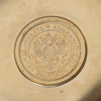 STOP, silver, Kultakeskus Oy, Tavastehus 1930-tal. Vikt 516 g.