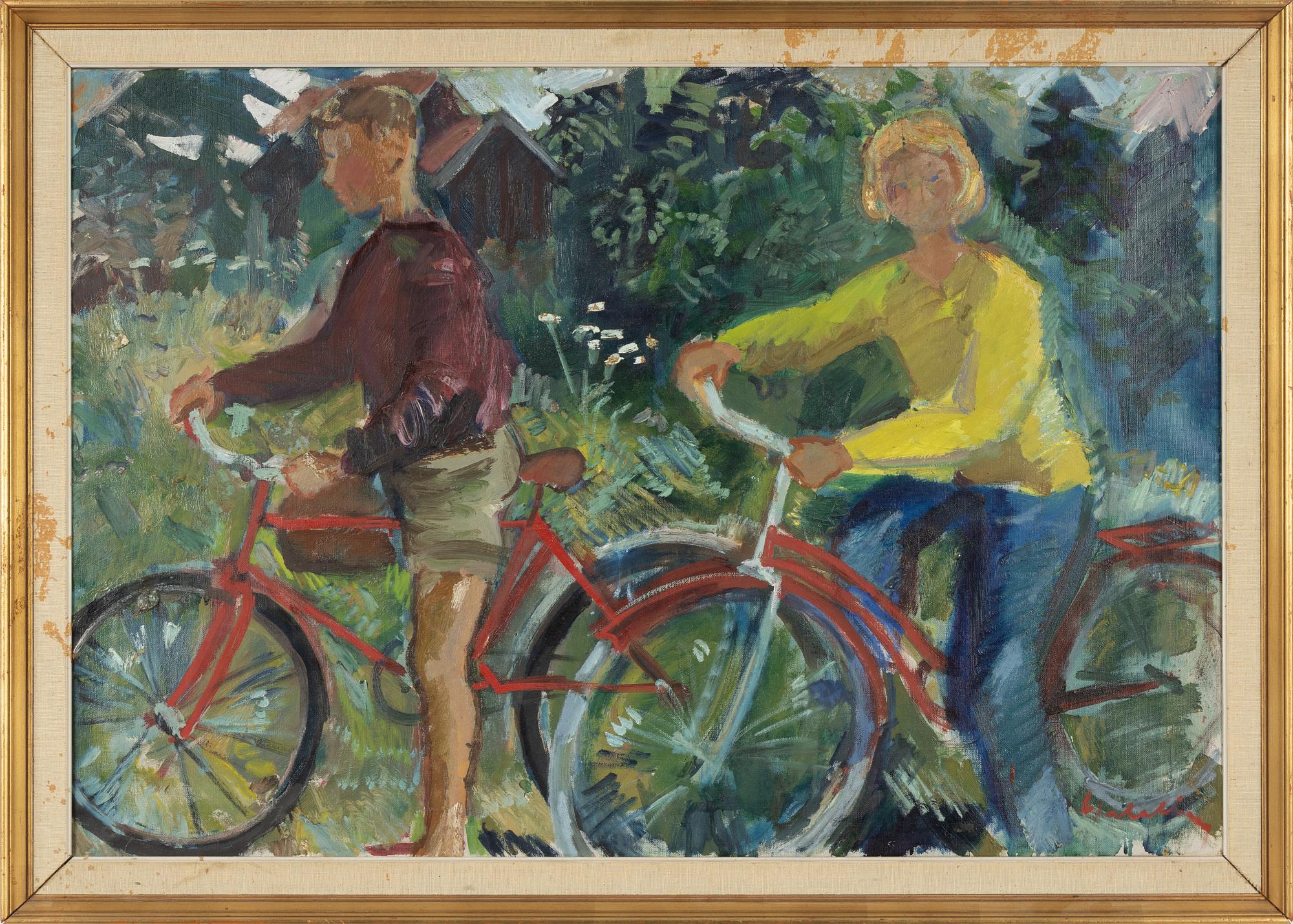 Bertil Wahlberg, oil on canvas, signed.