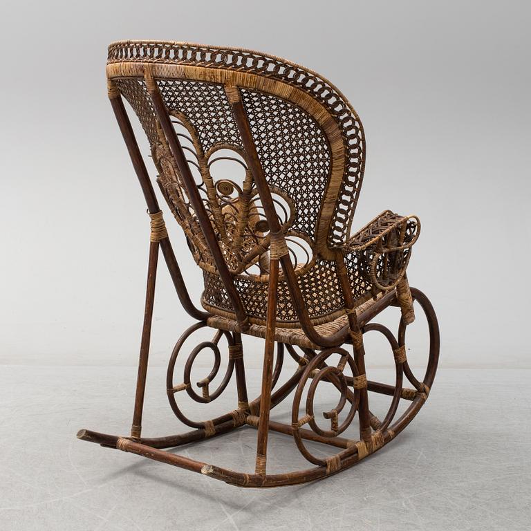 GUNGSTOL, rotting, omkring 1900.