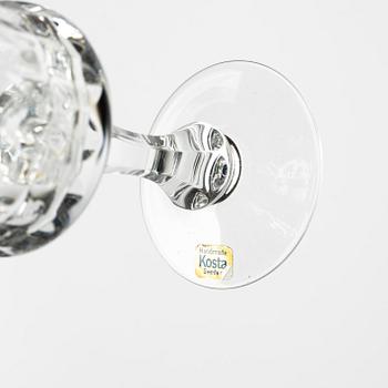 Göran Wärff, a 50-piece 'Prince' glass service, Kosta, Sweden.