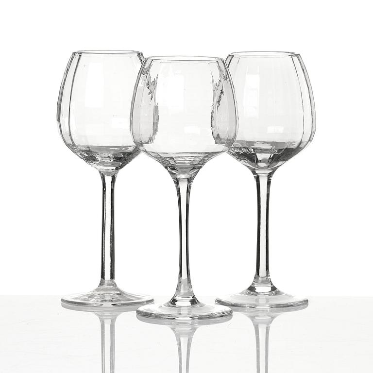 Claesson Koivisto Rune, "Wireframe", a glass ware set(10), prototypes, Sarasa, Japan, 2007.