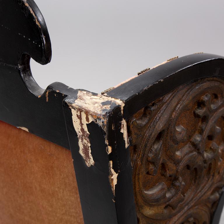 A Swedish Baroque armchair, early 18th century.