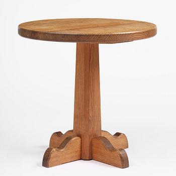 Nordiska Kompaniet, a stained pine "Lovö" table, 1940s.