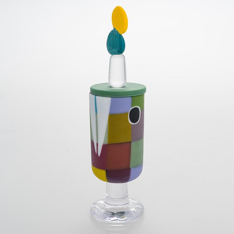 Anu Penttinen, an art glass signed Anu Penttinen Billnäs  2018 47/100.