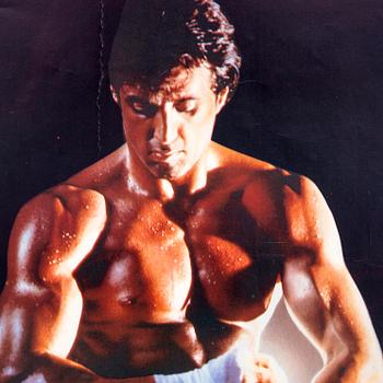 Film Posters, 2 pcs, Sylvester Stallone "Rocky bij de sovjets" (Rocky IV), 1985, Belgium.